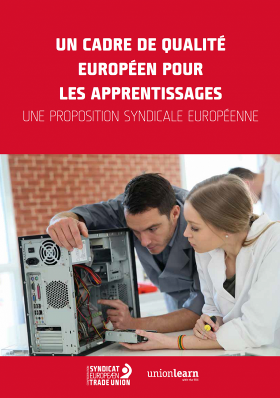 Image Un cadre de qualité européen pour les apprentissages : une proposition syndicale Européenne