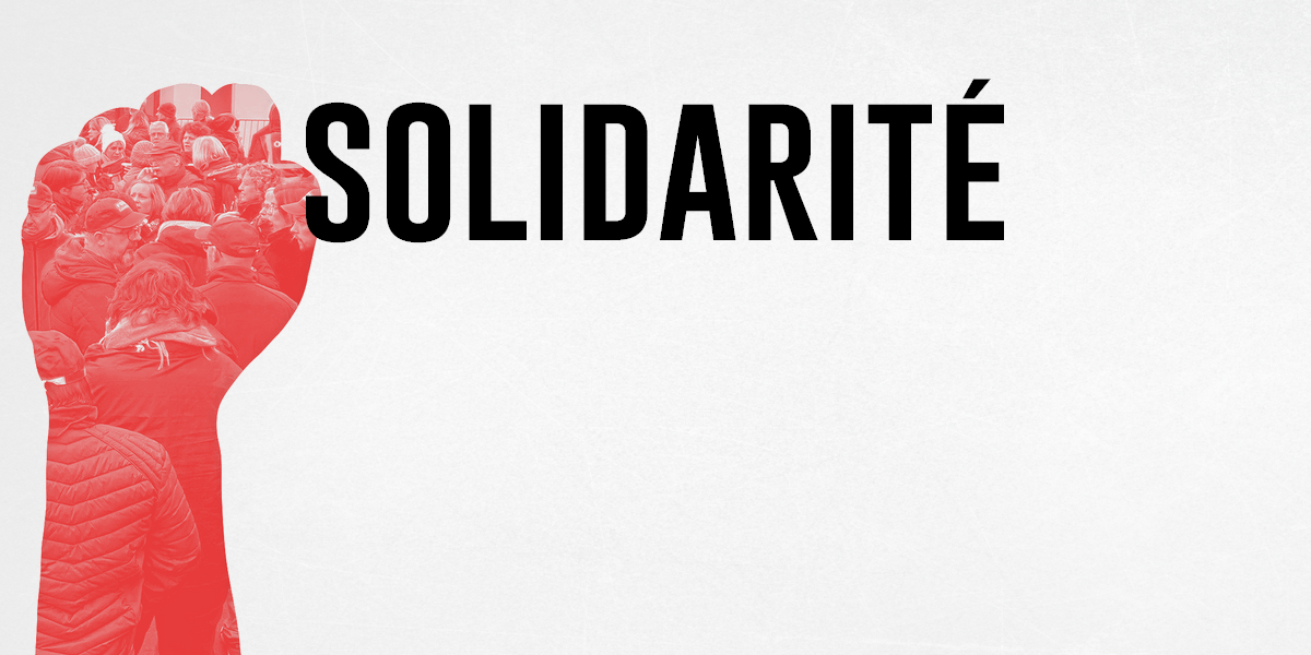 Image Motion de soutien aux camarades français en lutte