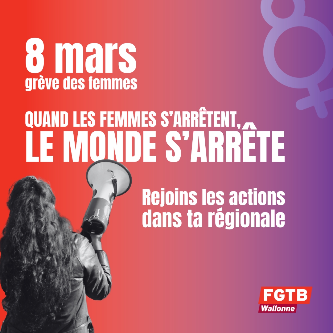 Image 8 mars : grève pour les droits des femmes