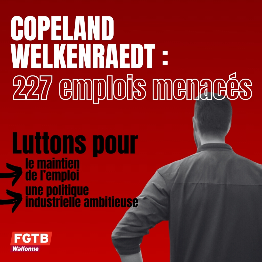 Image Solidarité avec les travailleurs et travailleuses de Copeland Welkenraedt