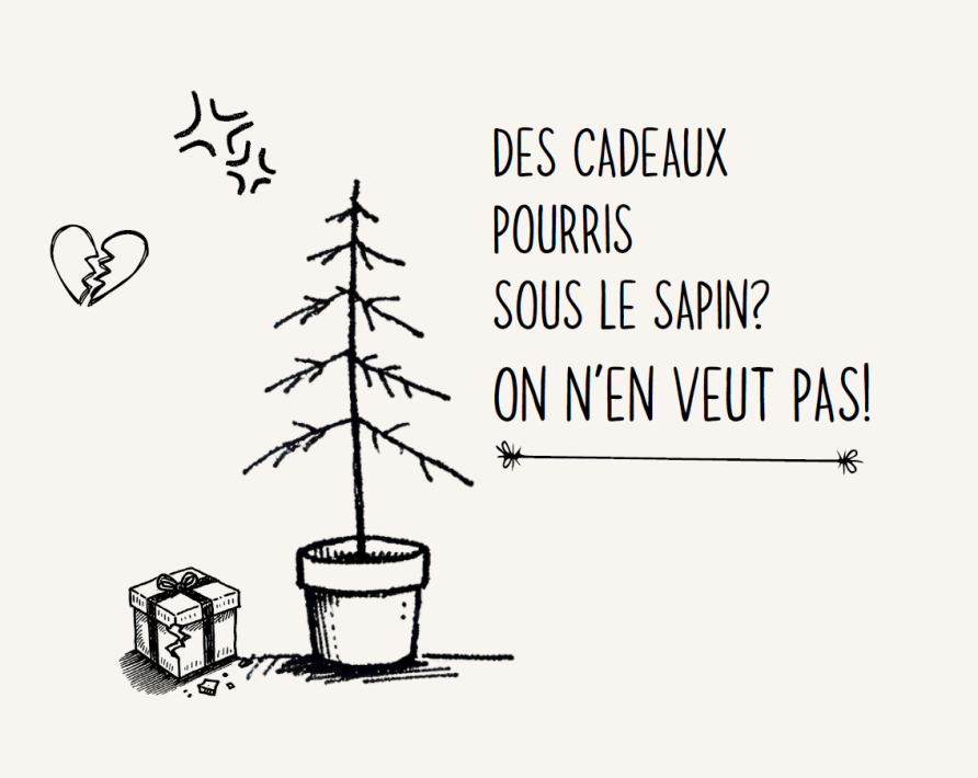 Image Des cadeaux pourris sous le sapin ? On n'en veut pas !