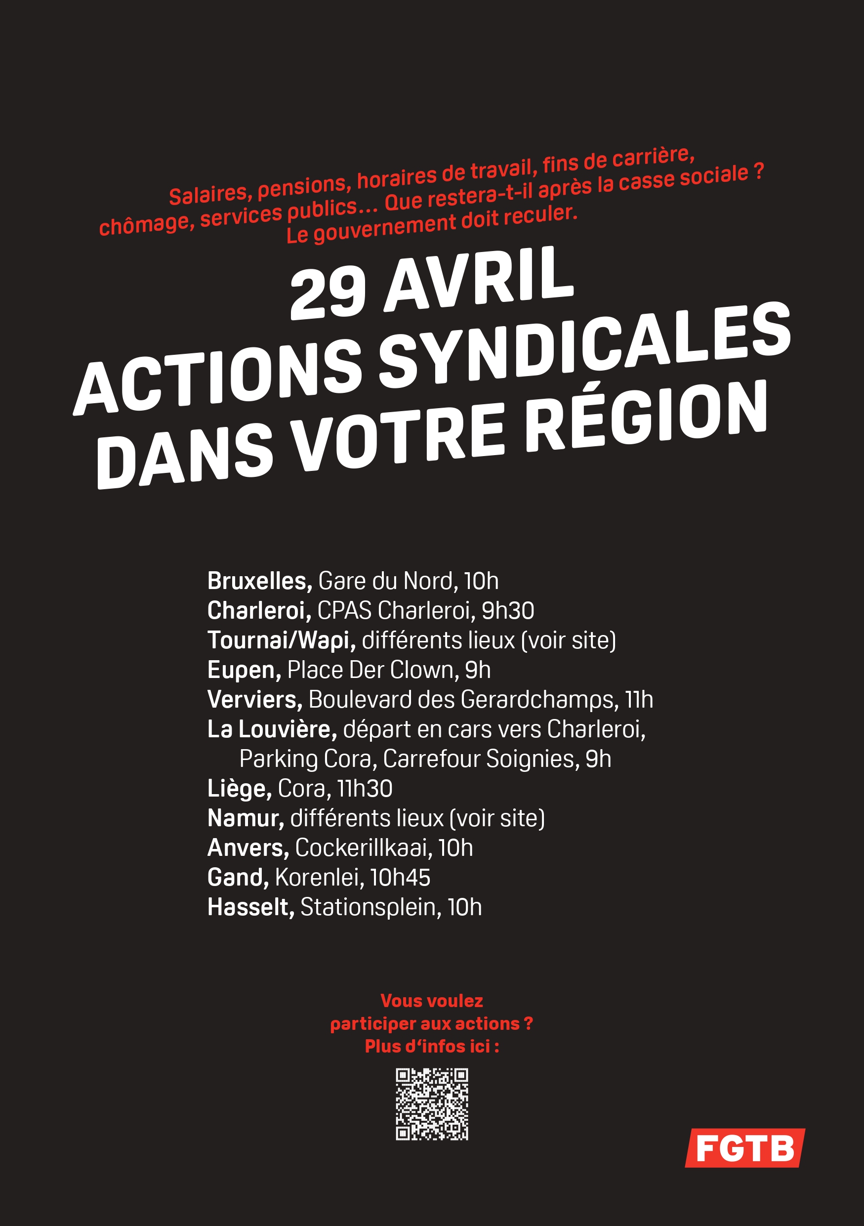 Image 29 avril : on maintient la pression !