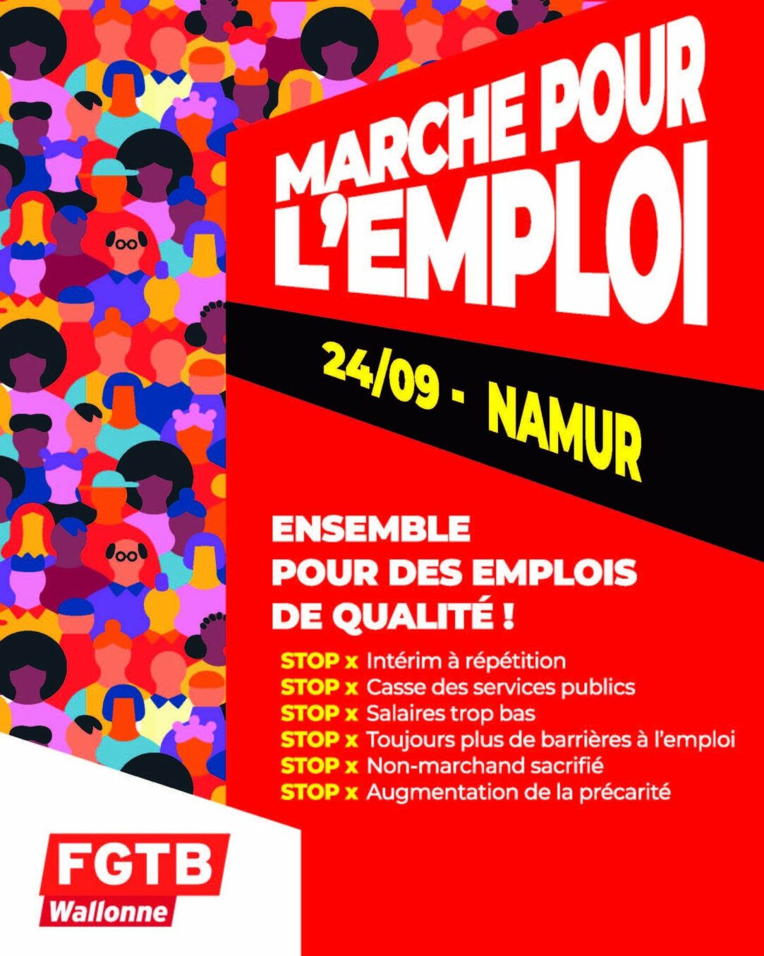 Image 24-09 : Marche pour l’emploi de qualité